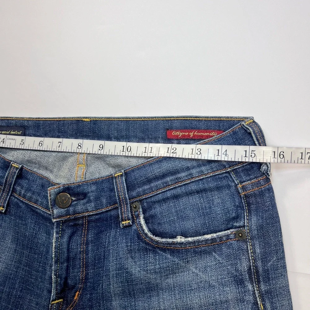 Citizens of Humanity Kelly 001 Bootcut‎ Jeans Womens 28 Blue Low Waist Stretch